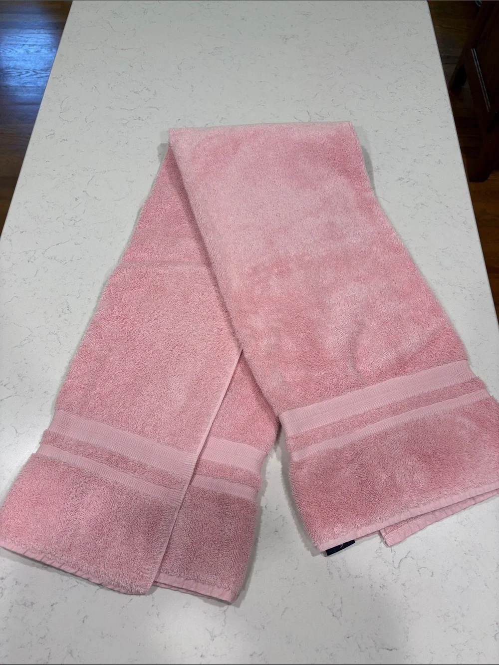 Ralph Lauren Pink Terry Bath Towel